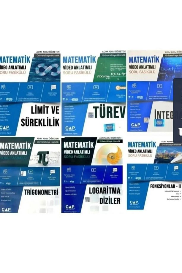 2024 Ayt Matematik Fasikül Seti 2024 (LİMİT TÜREV İNTEGRAL TRİGONOMETRİ LOGARİTMA FONKSİYONLAR 2024 - 1