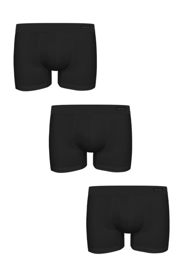 ÜÇLÜ HIDDEN PREMIUM BLACK BOXER - 1