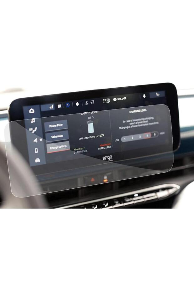 واقي شاشة فيات إيجا 10 بوصة متوافق مع نظام الملاحة للوسائط المتعددة - 1