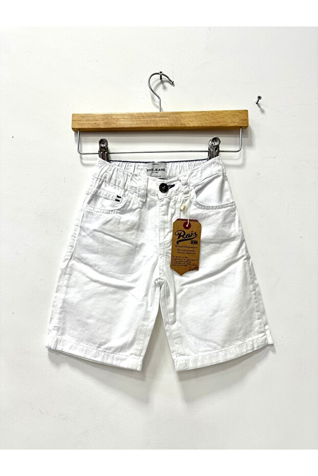 White Color Children's Shorts