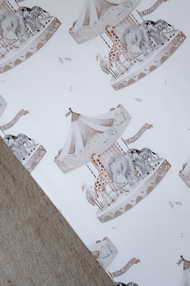 مجموعة ملاءات مطاطية مفردة مع دوامة - دوامة - 4