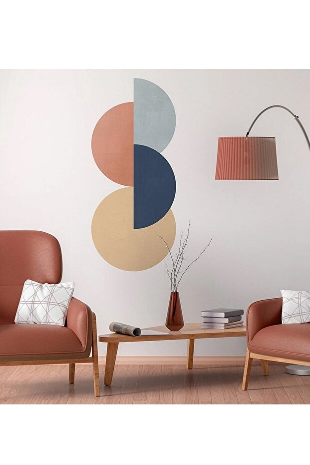 ملصق حائط بأنماط دائرية - 1