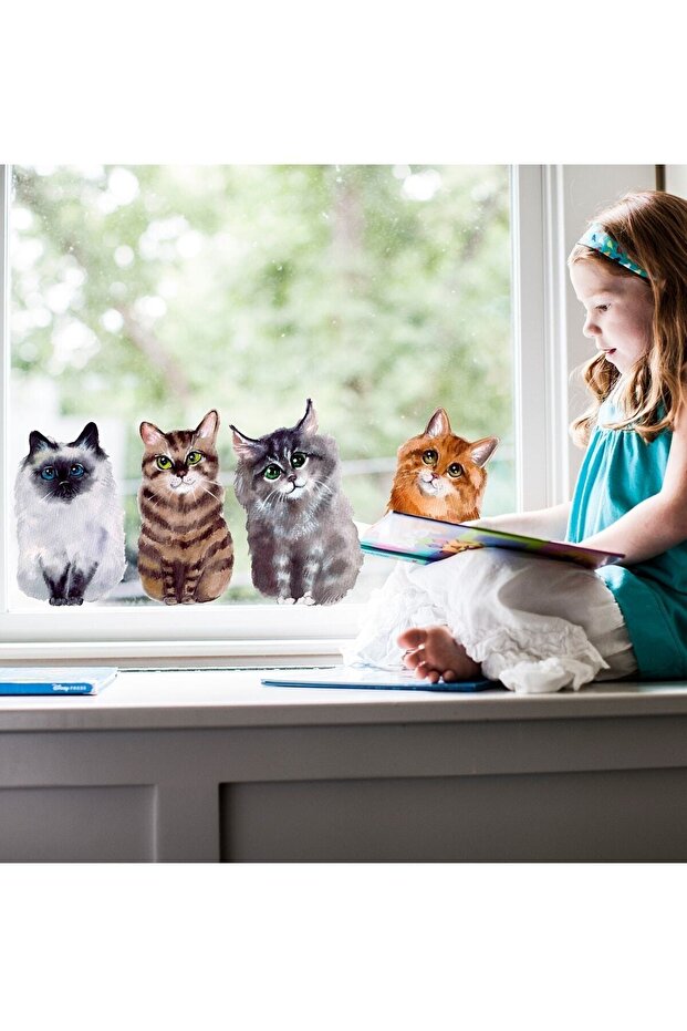 Baby And Kid Cat Theme Room Decorative Wall Sticker