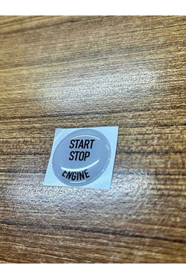 BMW E60 E70 E71 E87 E90 E92 GRİ START STOP STICKER ÜSTÜNE YAPIŞTIRMA - 2