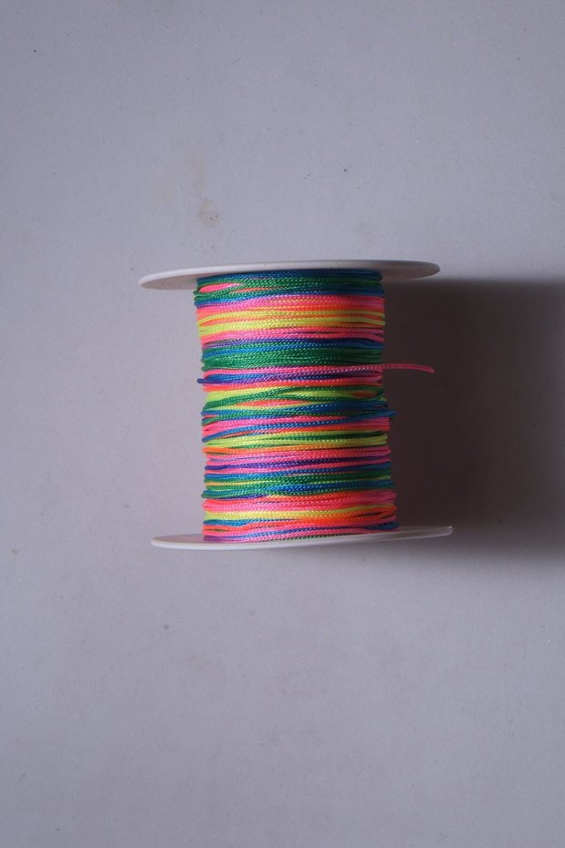 0.8 mm 50 Meters Parachute Rope Multicolor Color Necklace Bracelet Jewelry Design Rope Rosary Rope