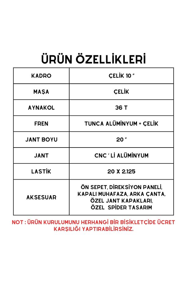Trapper Spider 20 Jant 7 - 10 Yaş Çocuk Bisikleti - 2