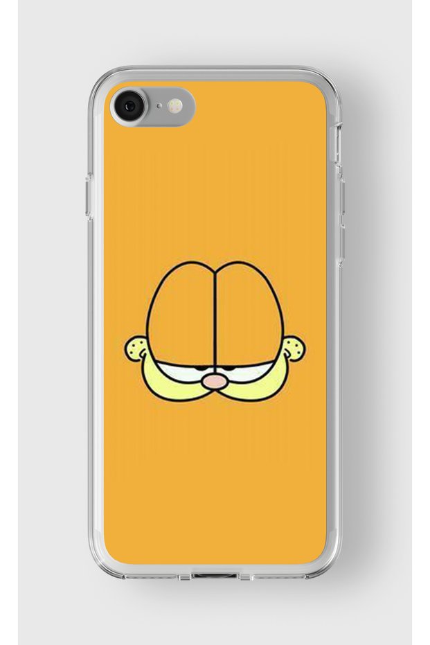 حافظة شفافة مطبوعة بتصميم غارفيلد متوافقة مع هاتف iPhone 6 و6s