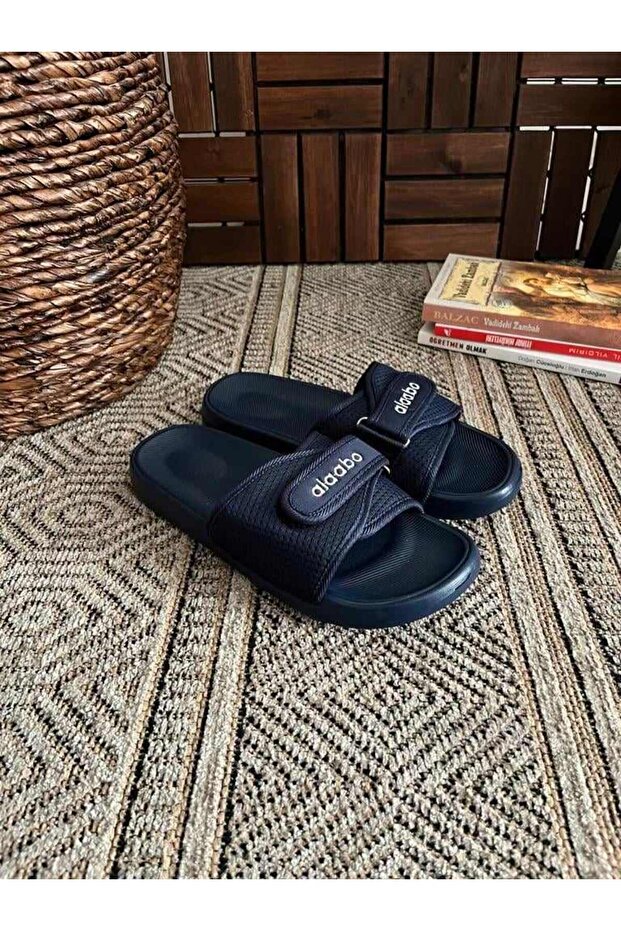 Men's Velcro Adjustable Mesh Garden Beach Pool Daily Slippers