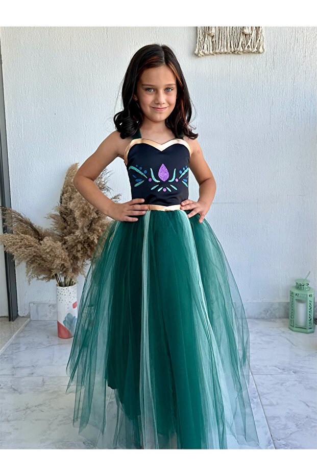 Anna Kız Çocuk Kostümü - 5