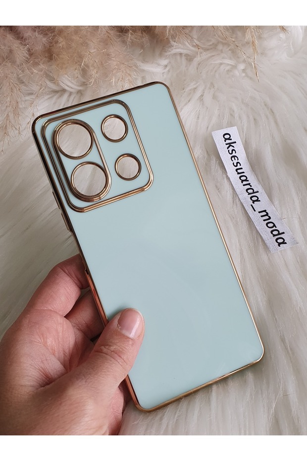 حافظة XIAOMI REDMI Note 13 PRO 5G المتوافقة مع القطع بالليزر باللون الذهبي