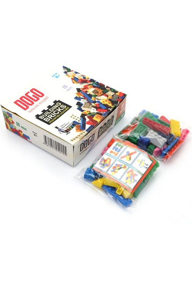 60 Parça Building Bricks Set Mini Yapı Blokları Özel Karton Kutulu Micro Lego Seti Cep Lego Standart - 2