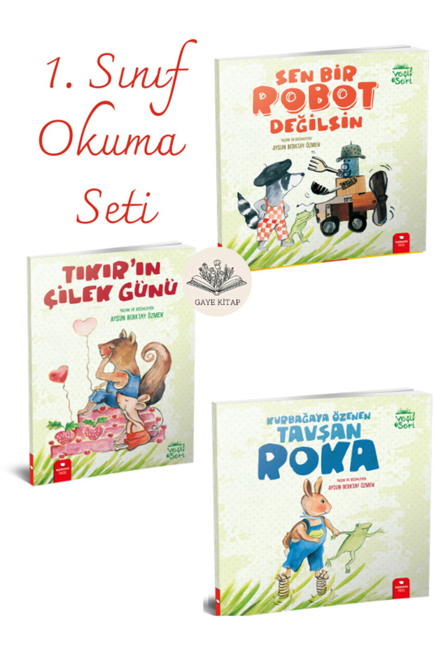 Okul Öncesi ve 1. Sınıf Okuma Seti Redhouse 3 Kitap Set