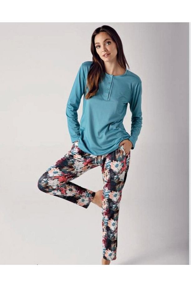 Modal Viscon 2 Li Kışlık Pijama Tk Dg4057 - 2