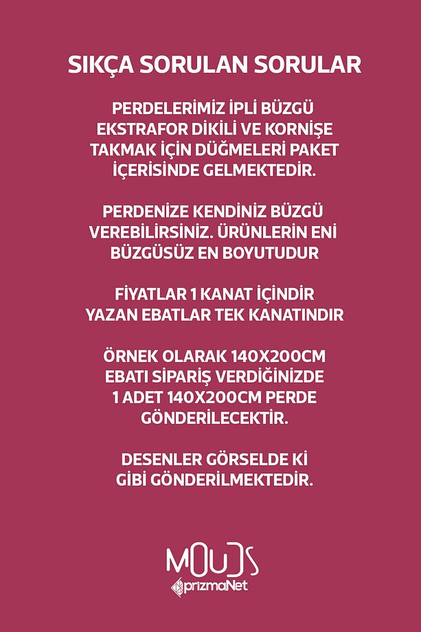 Pembe Çiçek Desenli Süet Oturma Odası Salon Fon Perde Baskılı Ekstrafor Büzgü TEK KANAT PRD-1022 - 3