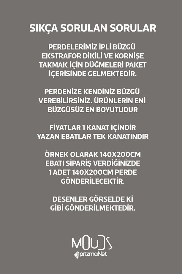 Beyaz Çiçekler Desenli Süet Oturma Odası Salon Fon Perde Baskılı Ekstrafor Büzgü TEK KANAT PRD-1052 - 3