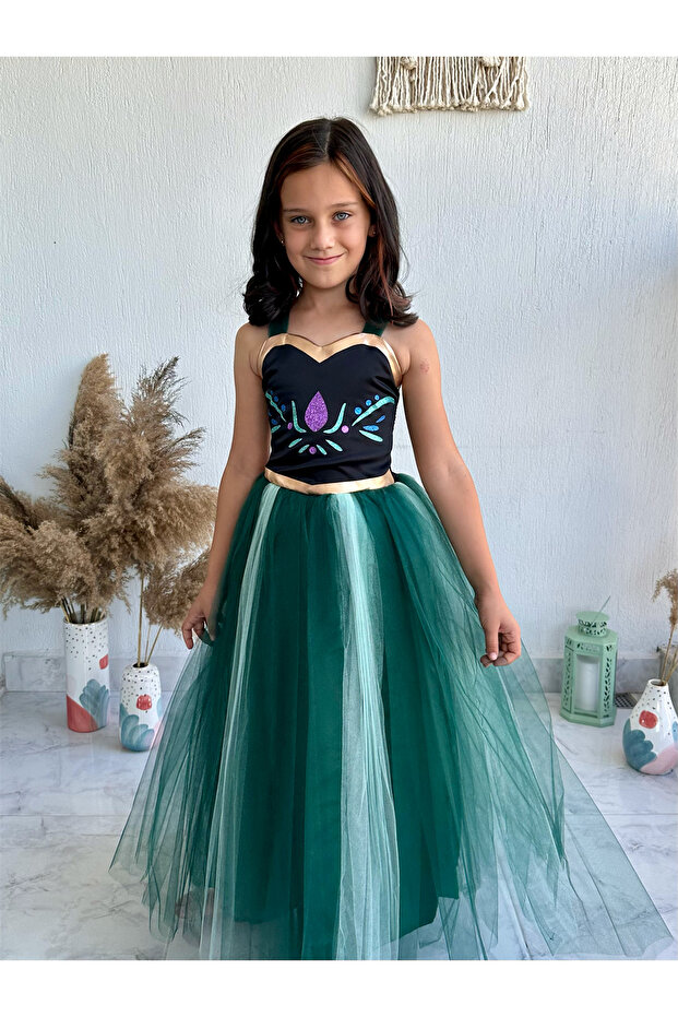 Anna Kız Çocuk Kostümü - 4