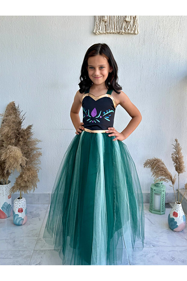 Anna Kız Çocuk Kostümü - 3