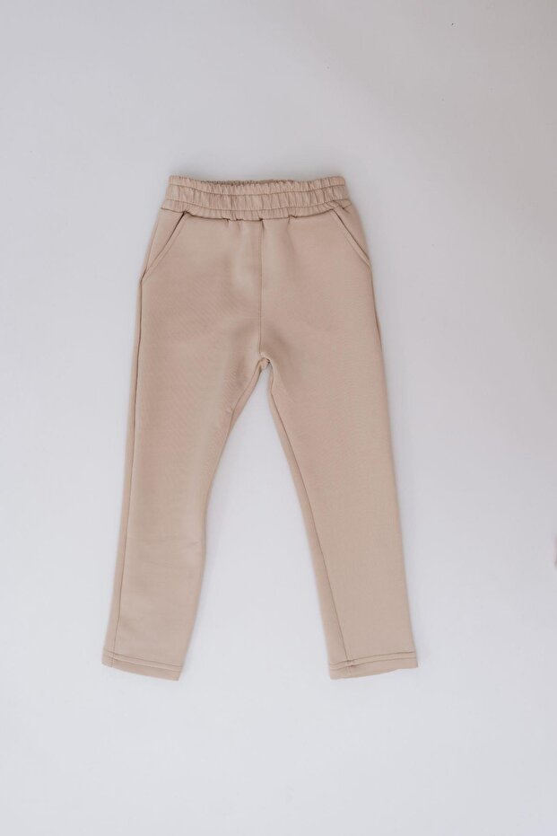 Kız Çocuk Düz Paça Eşofman Altı 870 Taş - 2