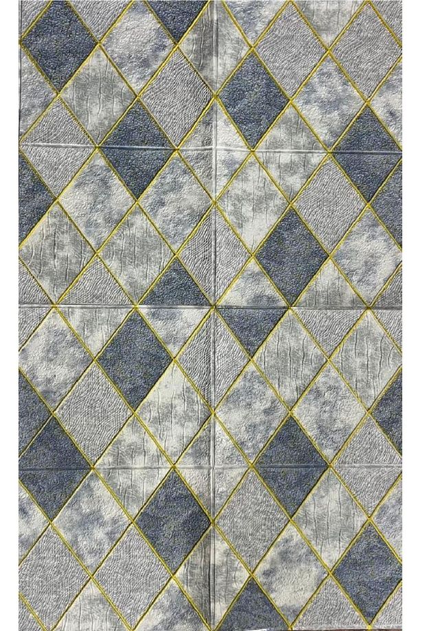70x70cm 1 Adet Kendinden Yapışkanlı 3d Modern Desenli Salon Mutfak Duvar Kağıdı Paneli Nw157 - 1