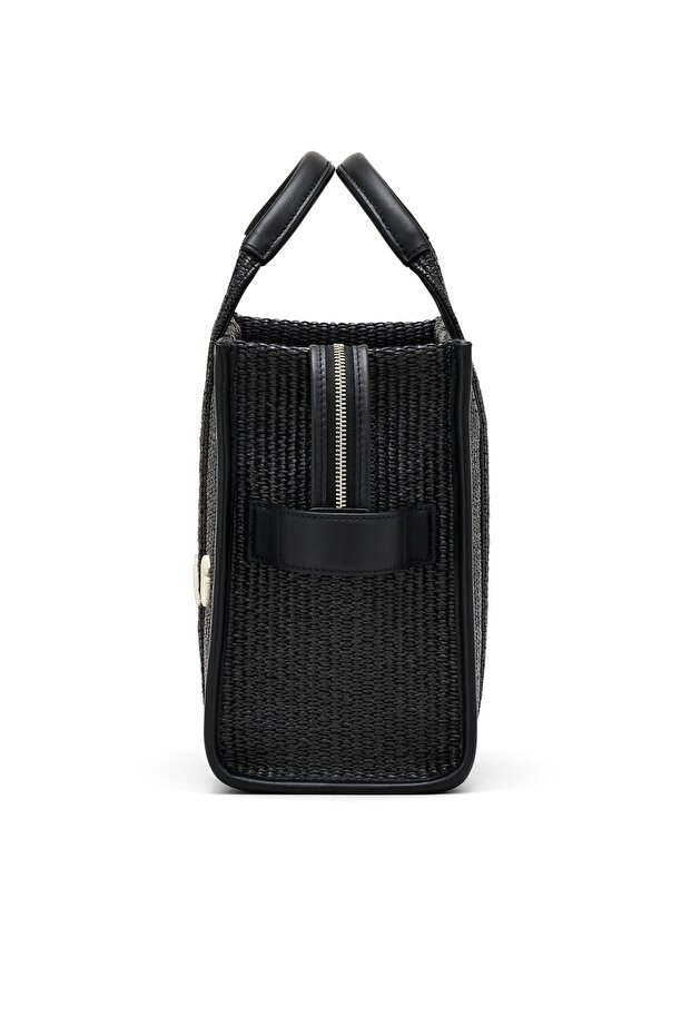 Medium Woven Tote Çanta - 4