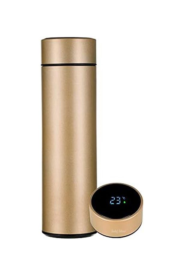 Kapağı Dereceli 450 mL Çelik Termos - Ofis, Kamp, Öğrenci, Küçük Termos Bardak - 3