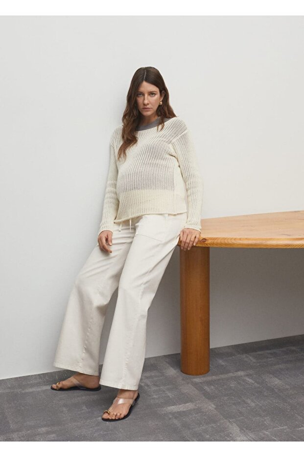 %100 pamuklu pantolon - 5