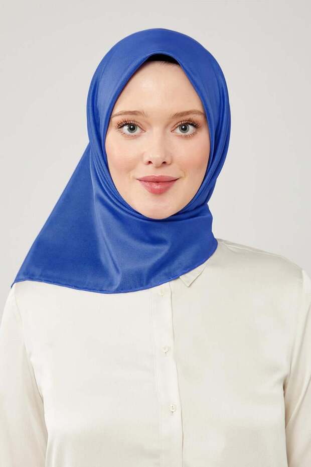 Eșarfă din twill Saks Solid Color Trend - 3