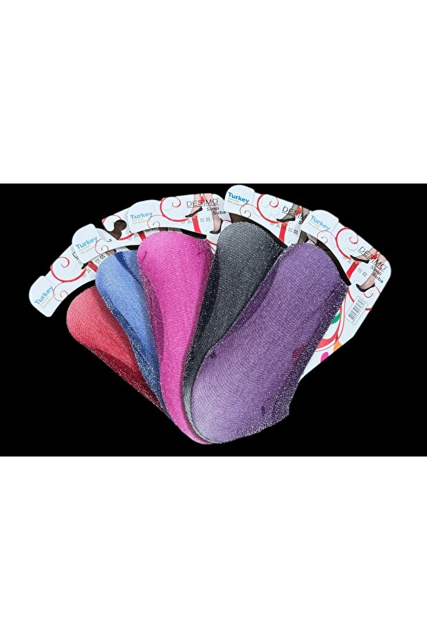 Simli Suba Çorap 5 Çift Renkli - 1