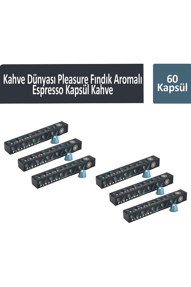 Pleasure Fındık Aromalı Espresso Kapsül Kahve 60 Kapsül - 1