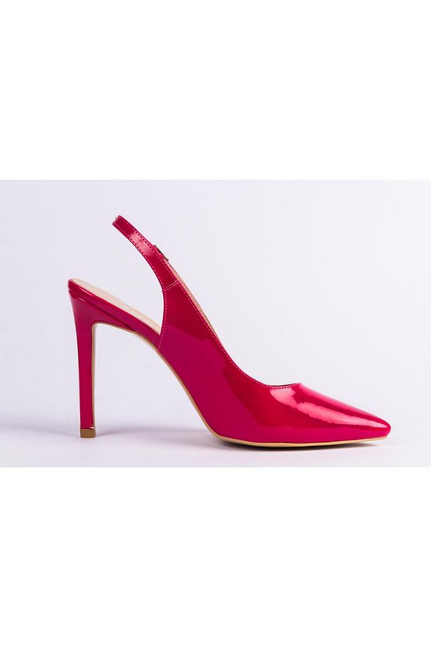 Stiletto Arkası Açık Büyük Numara Ayakkabısı - 2