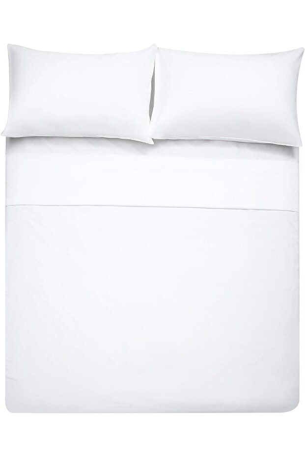 Solid Color Fitted Bed Sheet Duvet Cover Set for 120 cm Beds
