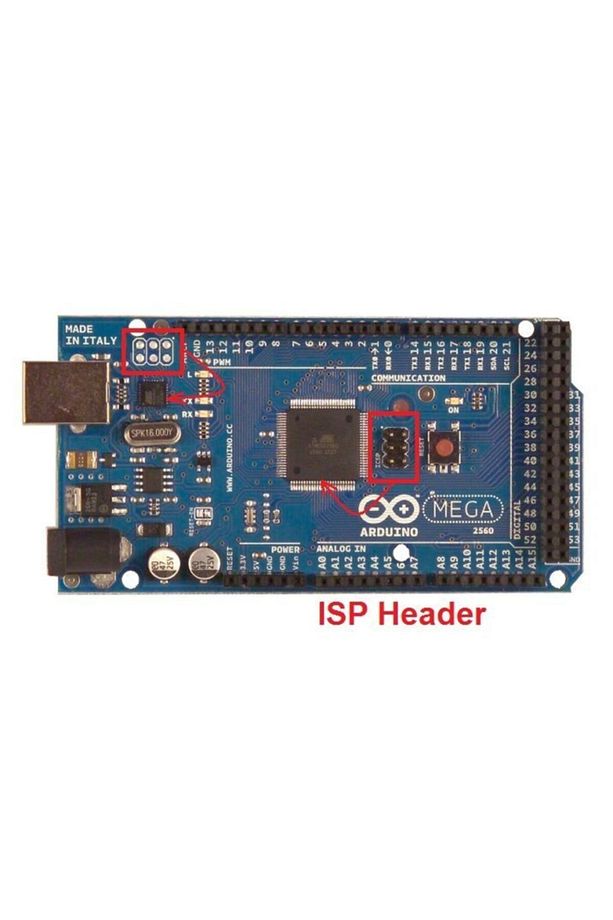 10 Pin To 6 Pin Atmel Programlayıcı Çevirici Kartı Arduino Uno R3 Mega 2560 Avrısp Mkıı Usbasp - 5