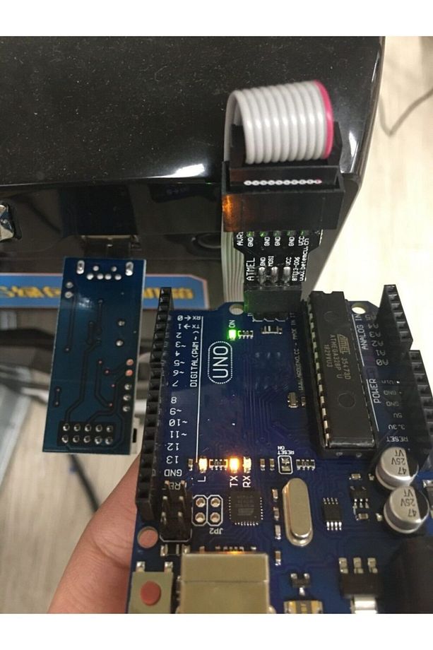 10 Pin To 6 Pin Atmel Programlayıcı Çevirici Kartı Arduino Uno R3 Mega 2560 Avrısp Mkıı Usbasp - 7
