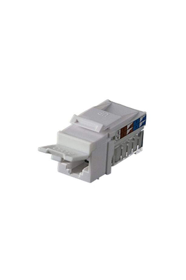 Cat6 Utp Keystone Jack Korumasız 90 Derece Veri Prizi Korumasız 5 Adet - 2