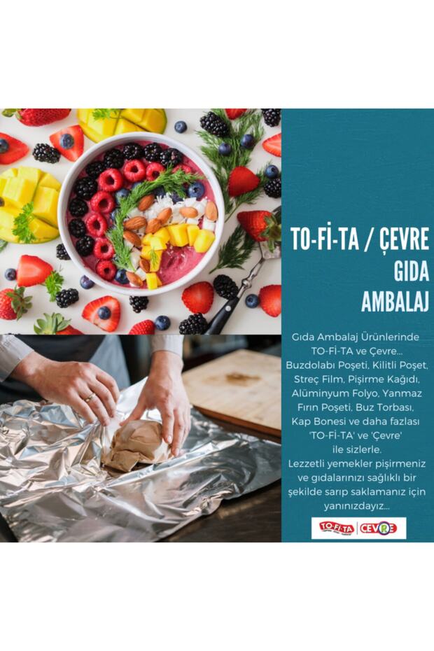To-fi-ta 80 Adet Buzdolabı Poşeti 4 Al 3 Öde Orta Boy - 5