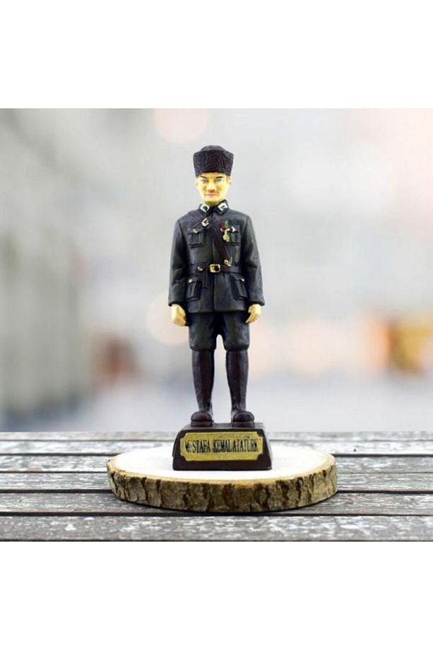 Mustafa Kemal Atatürk Biblo Maket - 12 Cm Yüksesklik Üniformalı - 1