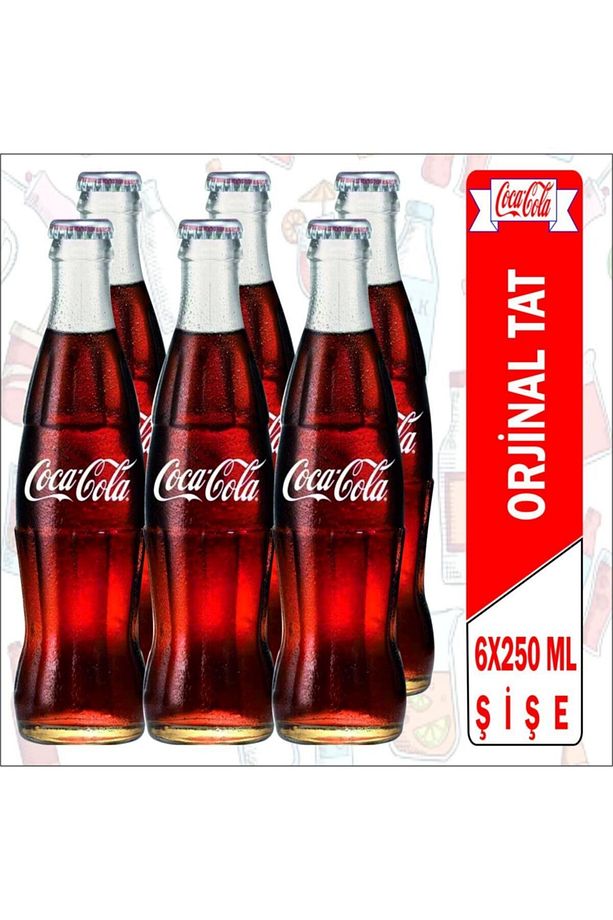 Orjinat Cam Şişe 6x250 Ml - 1
