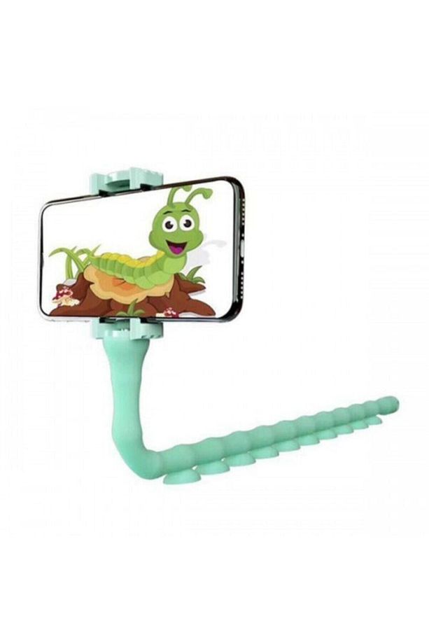 Lazy Holder Solucan Telefon Tutucu Tripod Tutacağı Ahtopot Selfie Çubuk Standı - 1