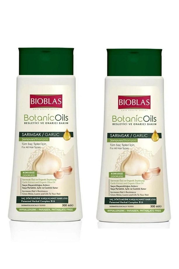 Botanic Oils Besleyici Ve Onarıcı Bakım Sarımsak Şampuan Set 2 Adet X 300ml - 1