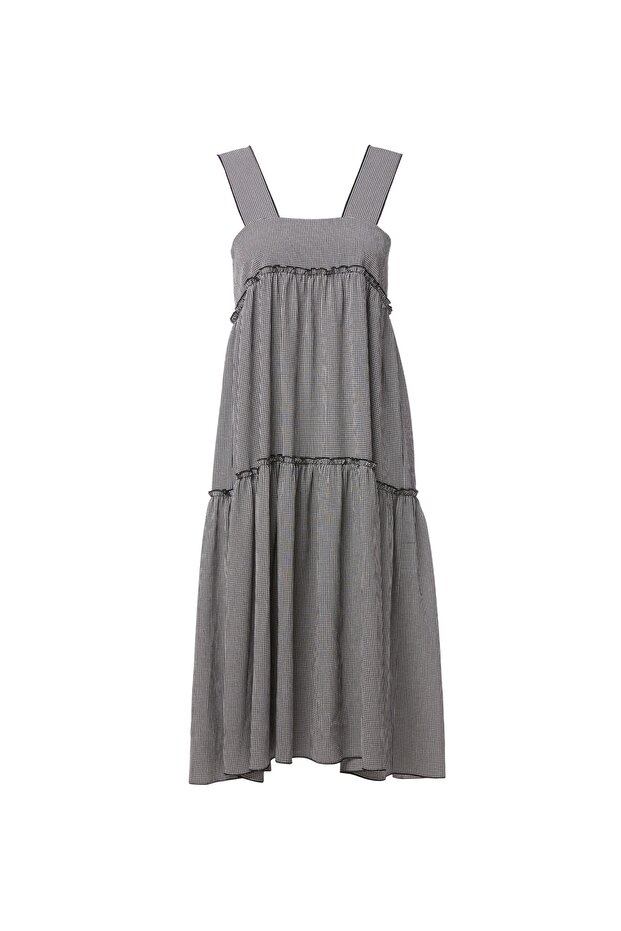 Pötikareli Elbise - 1