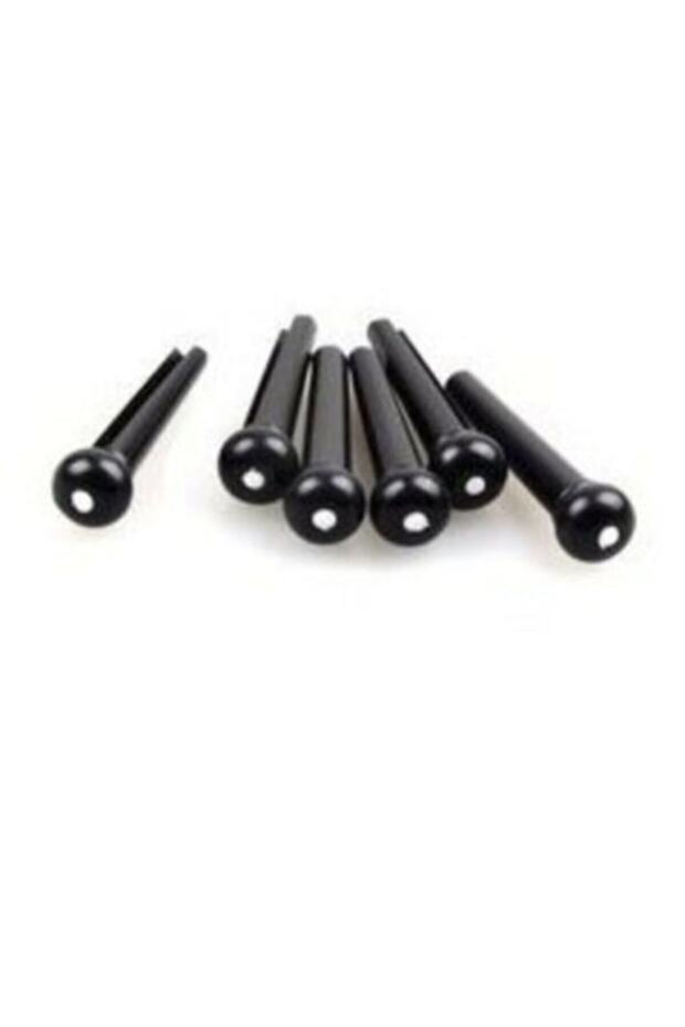 A021Bk / 2Pvc Acoustic Guitar Pin Set of 6 Black Zm_Ms021S_7