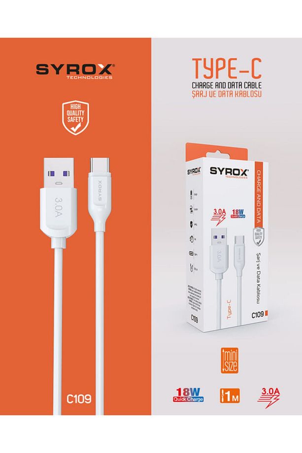 Type-c Usb Charge And Data Cable - Şarj Ve Data Kablosu C-110 - 2