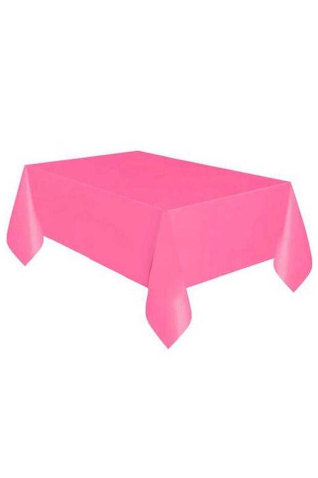 Masa Örtüsü Desensiz Yerli Pembe 137X183 Cm  Pakette 1 Adet - 1