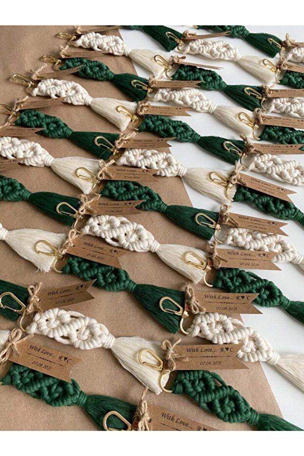 Macramé Keychain 25 Items - 1