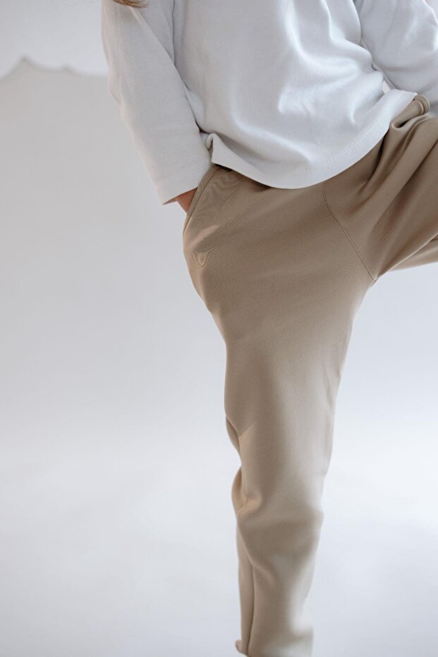 Kız Çocuk Düz Paça Eşofman Altı 870 Taş - 8