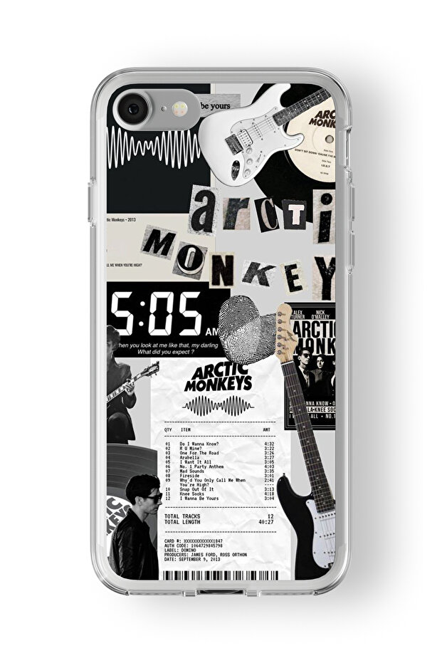 حافظة شفافة مطبوعة بتصميم قرد القطب الشمالي متوافقة مع هاتف Iphone 7 Plus و8 Plus - 1