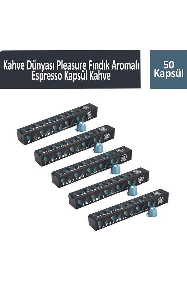 Pleasure Fındık Aromalı Espresso Kapsül Kahve 50 Kapsül - 1