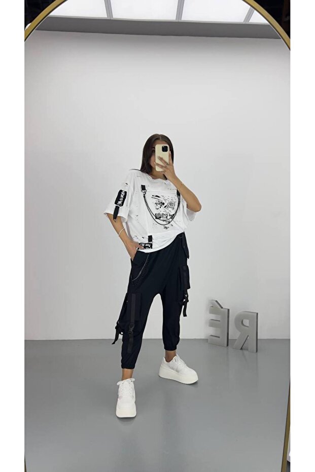 Zincir Baskılı Tshirt - 2