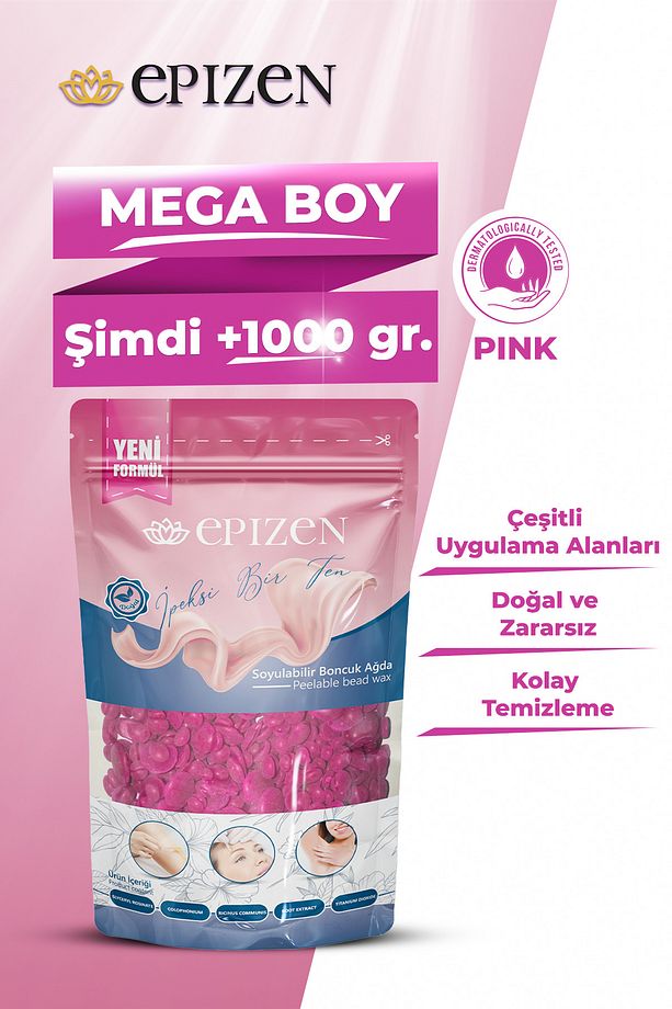 Pudralı Soyulabilir Boncuk Ağda 1KG - 1
