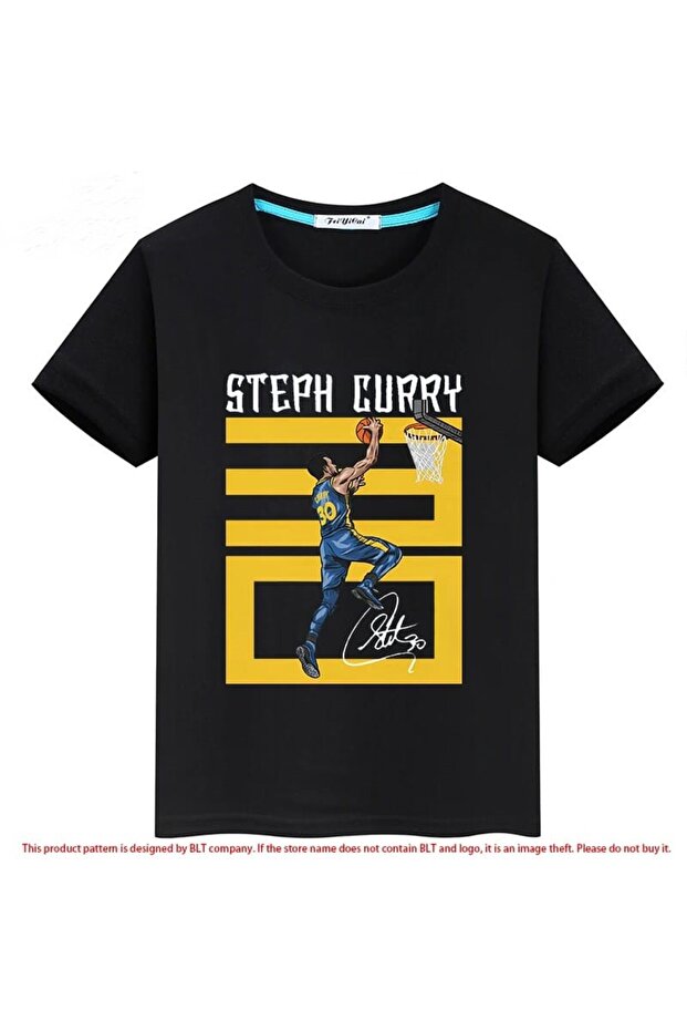 Style-X STEPHEN CURRY PRINTED 100% COTTON CYCLING NECK TSHIRT